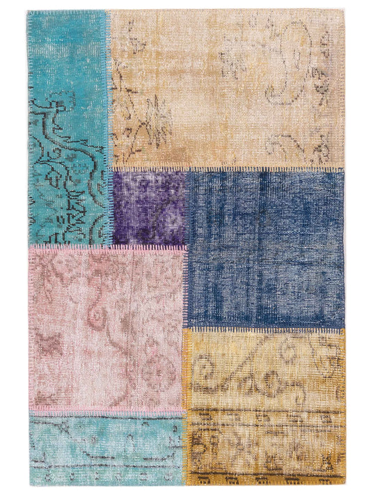 Pasha Turkish Vestige Patchwork  Multi  Contemporary