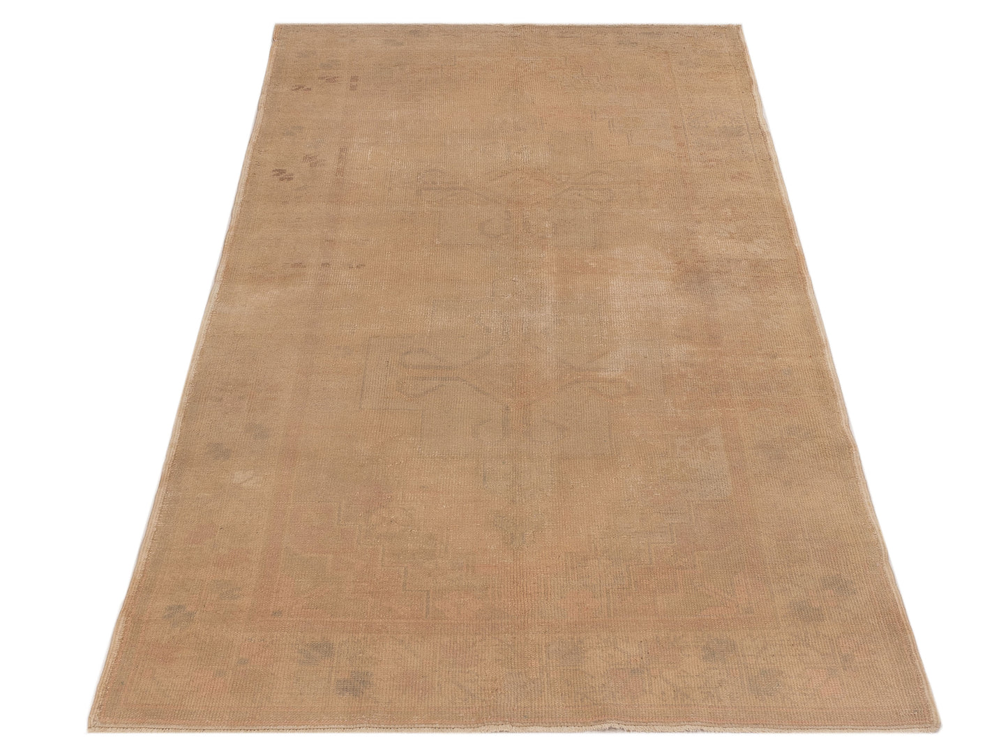 Nomadra Beige Green 4.9x9.5 Hand Knotted Rug