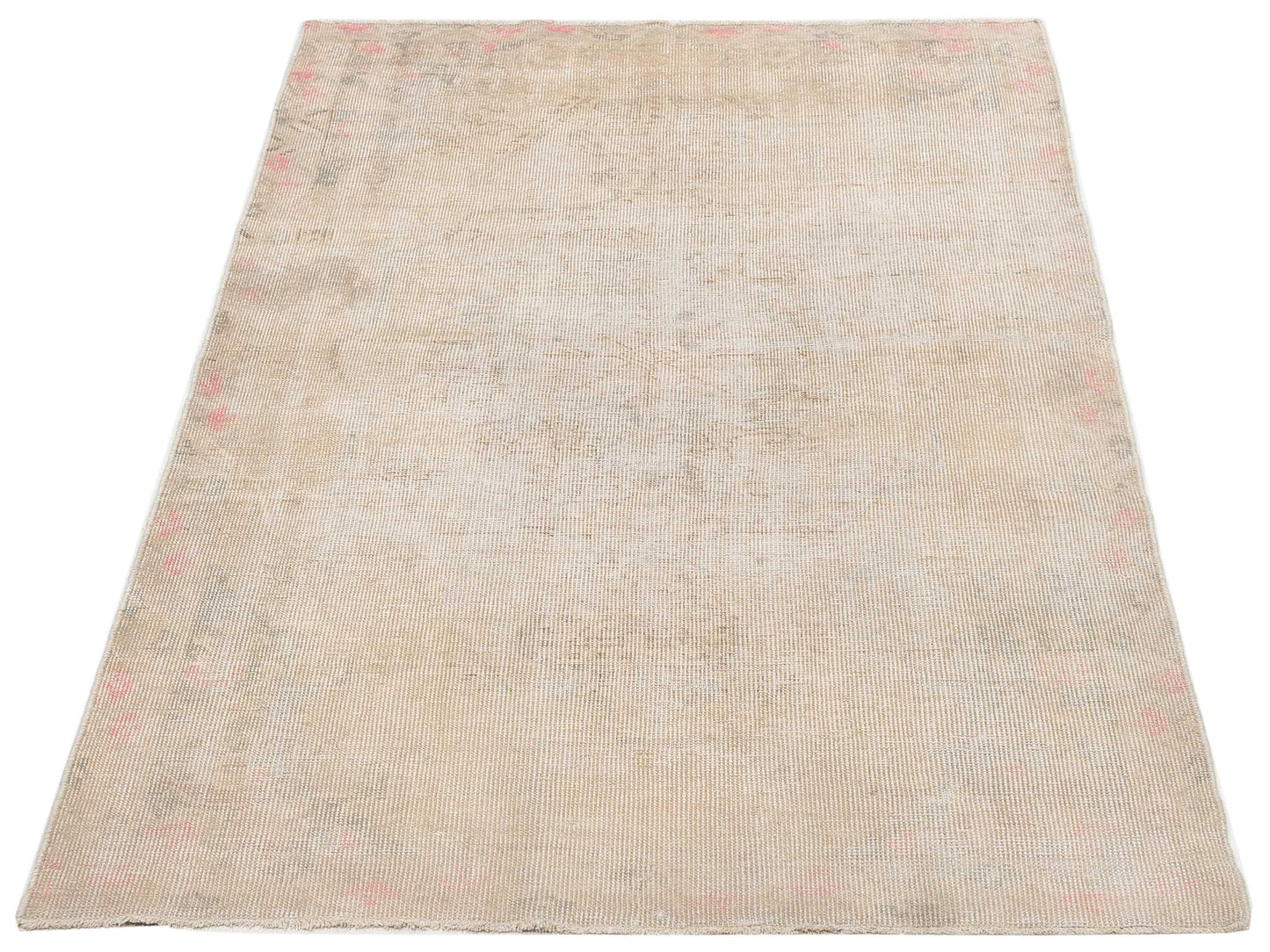 Nomadra Beige 4.5x7.3 Hand Knotted Rug