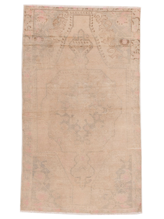 Pasha Antique Heirloom  Pink Green Traditional