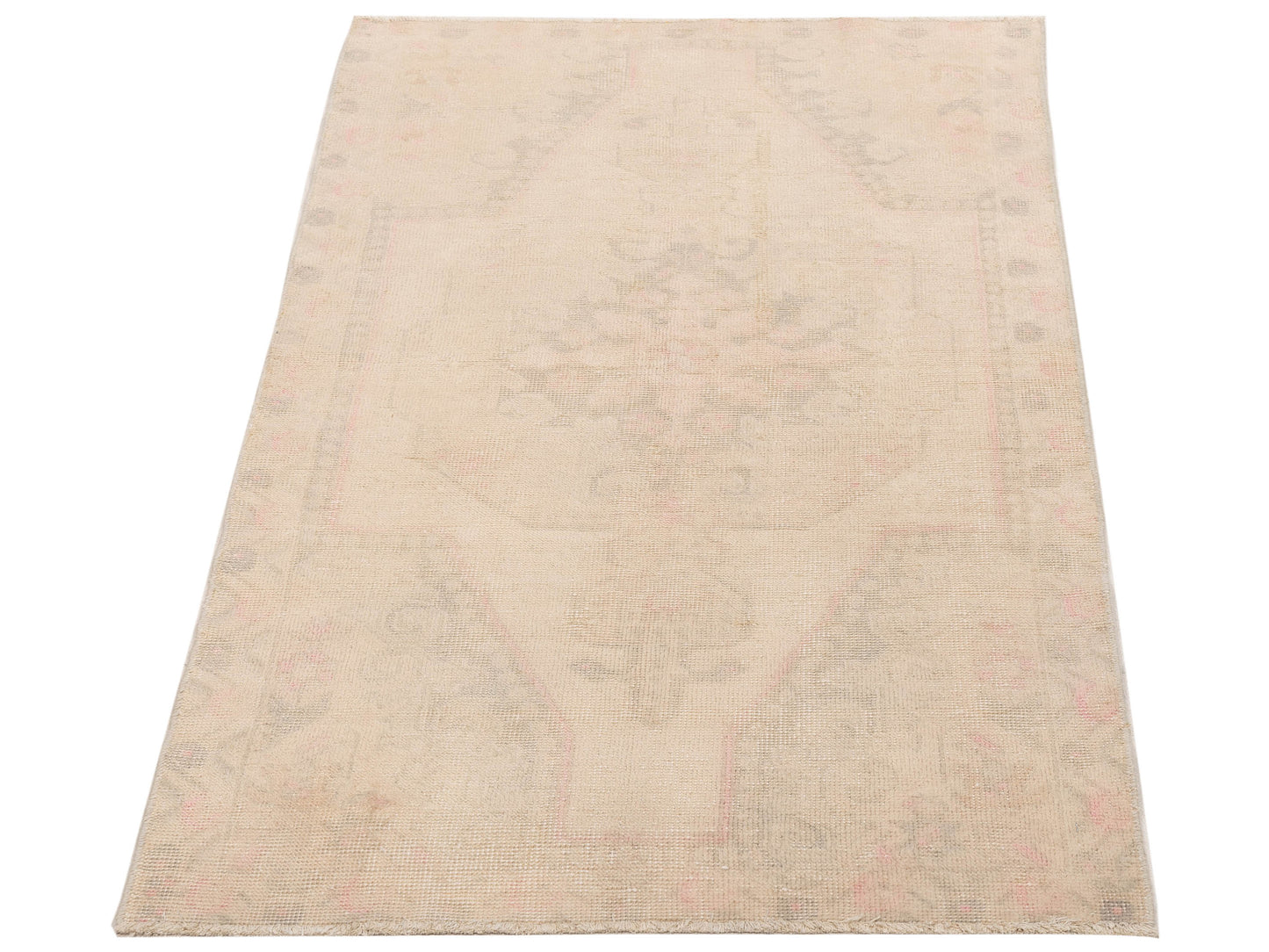 Nomadra Beige 4.7x7.1 Hand Knotted Rug