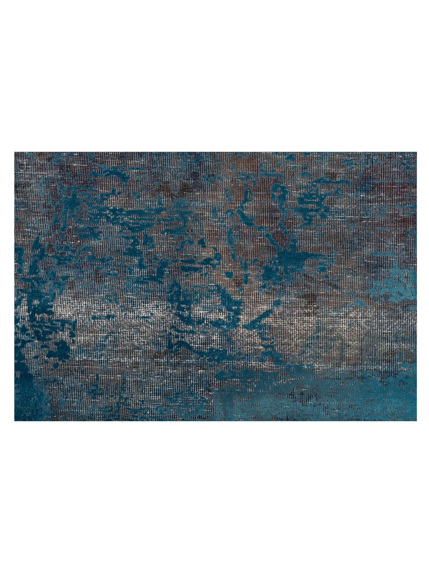 Vintage Blue 9.3x13.4 Hand Knotted Rug