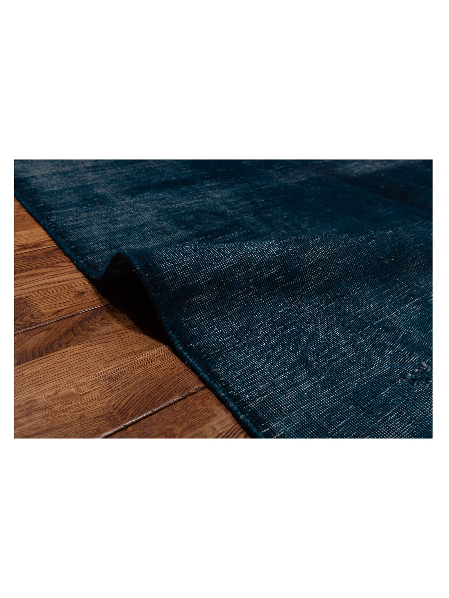 Vintage Indigo 9.6x13.2 Hand Knotted Rug