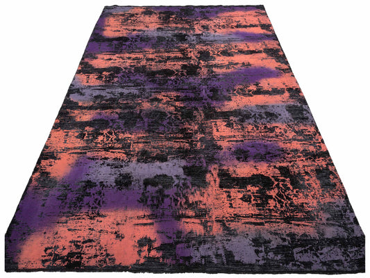 Vintage Multi 9.9x13.7 Hand Knotted Rug