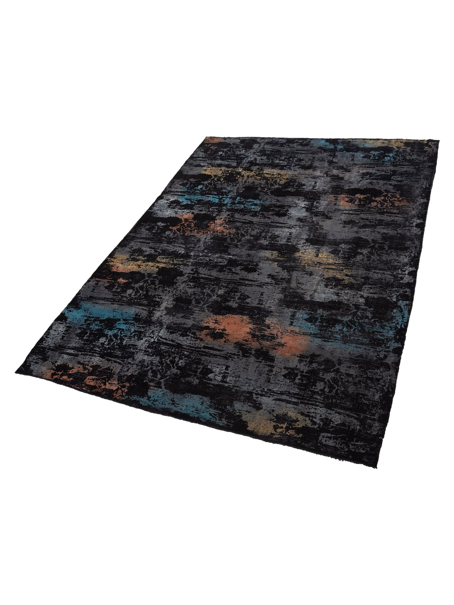 Vintage Multi 9.6x13 Hand Knotted Rug