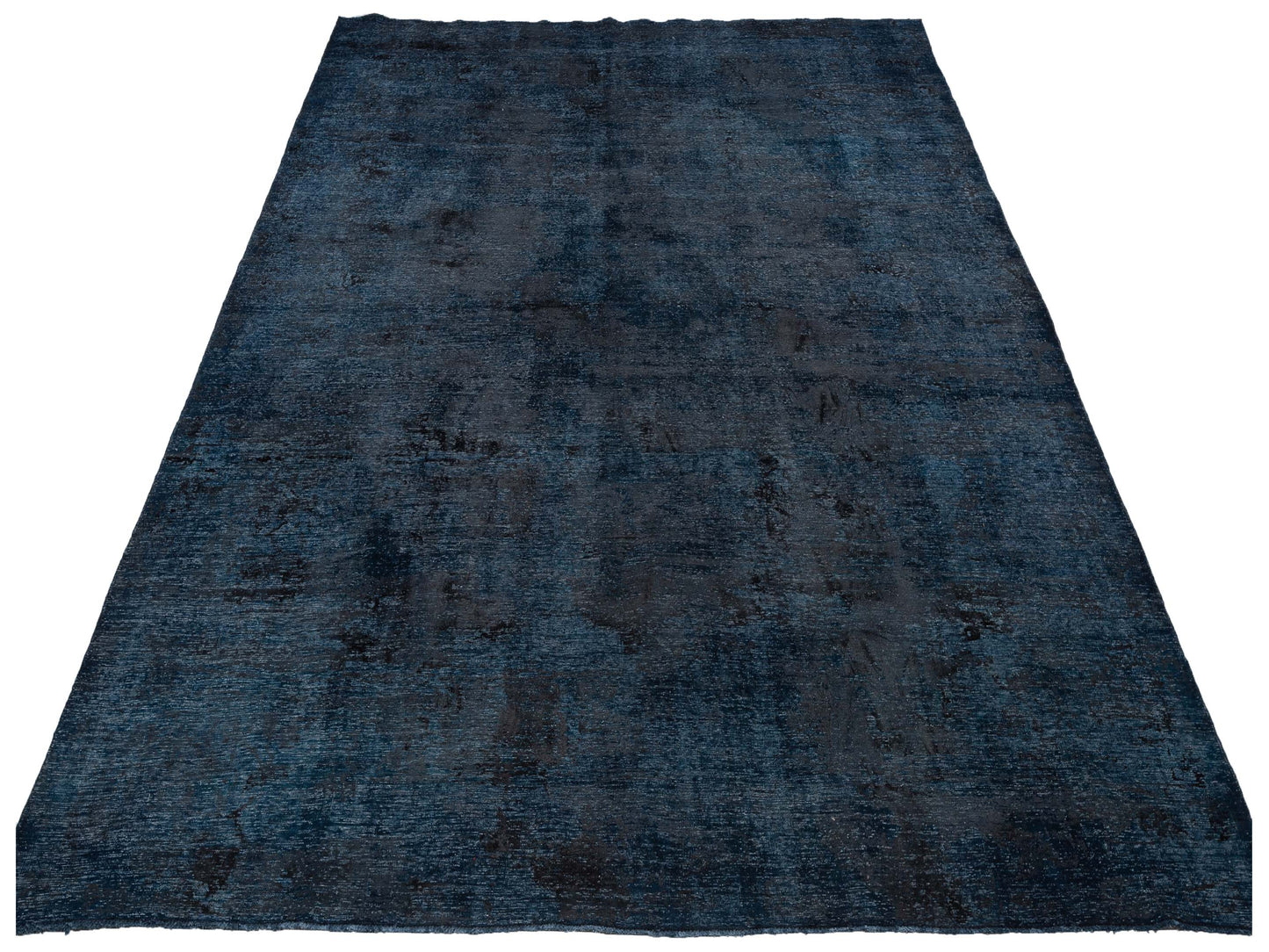 Vintage Indigo 9.10x13.7 Hand Knotted Rug