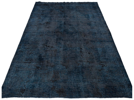 Vintage Indigo 9.10x13.7 Hand Knotted Rug