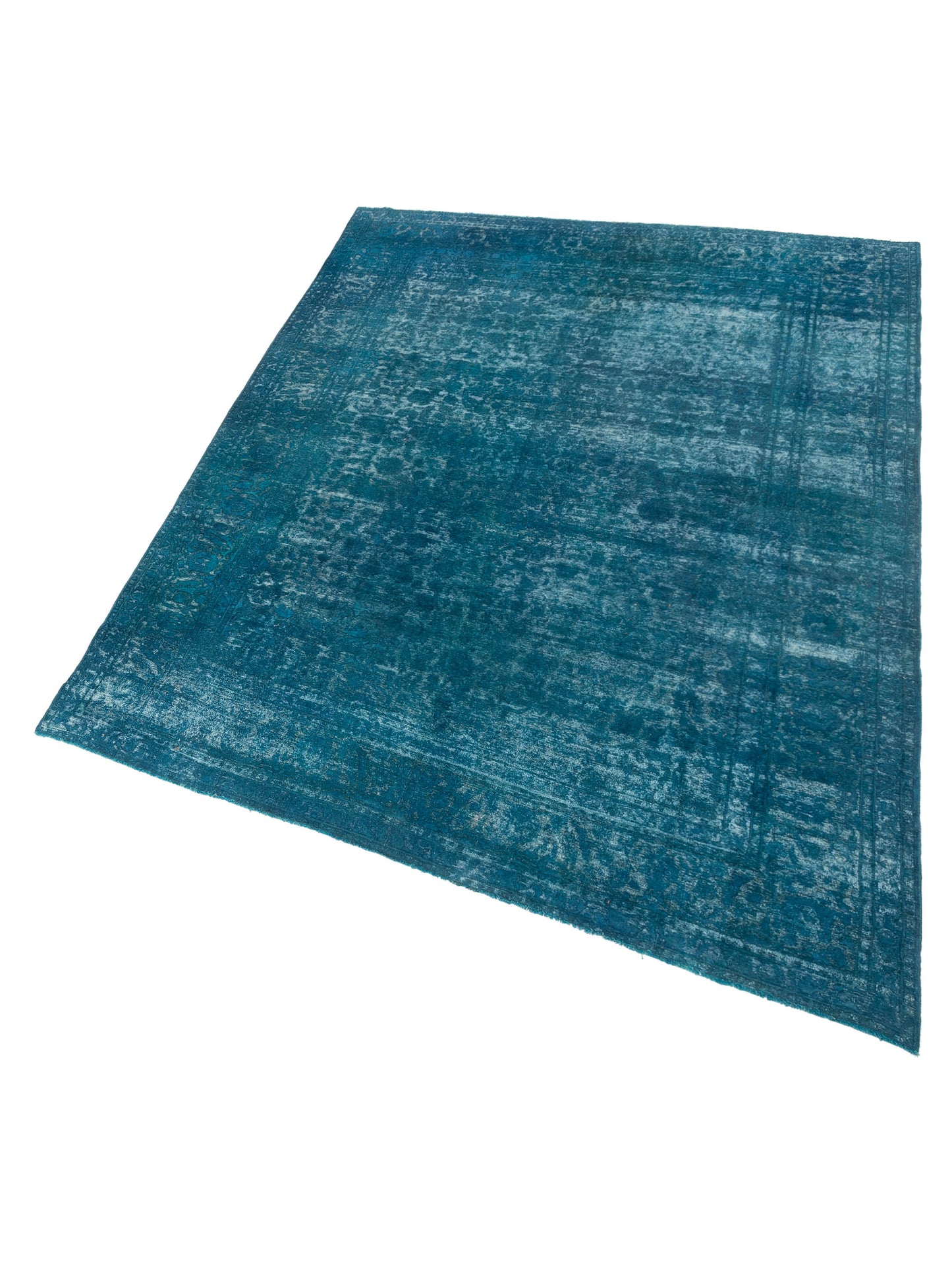 Vintage Indigo 9.7x12.8 Hand Knotted Rug