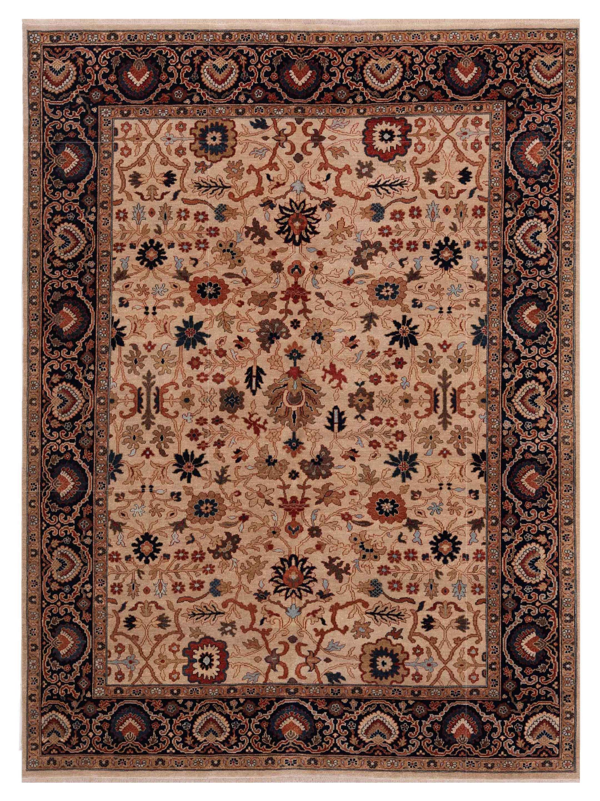 Rajpur Crown  Ivory Navy Transitional