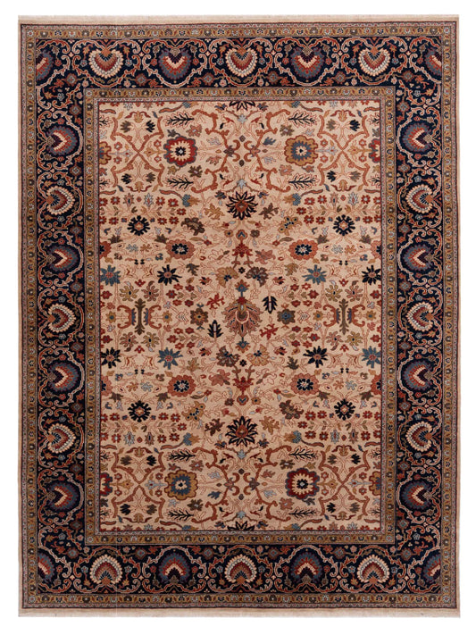 Rajpur Crown  Ivory Navy Transitional