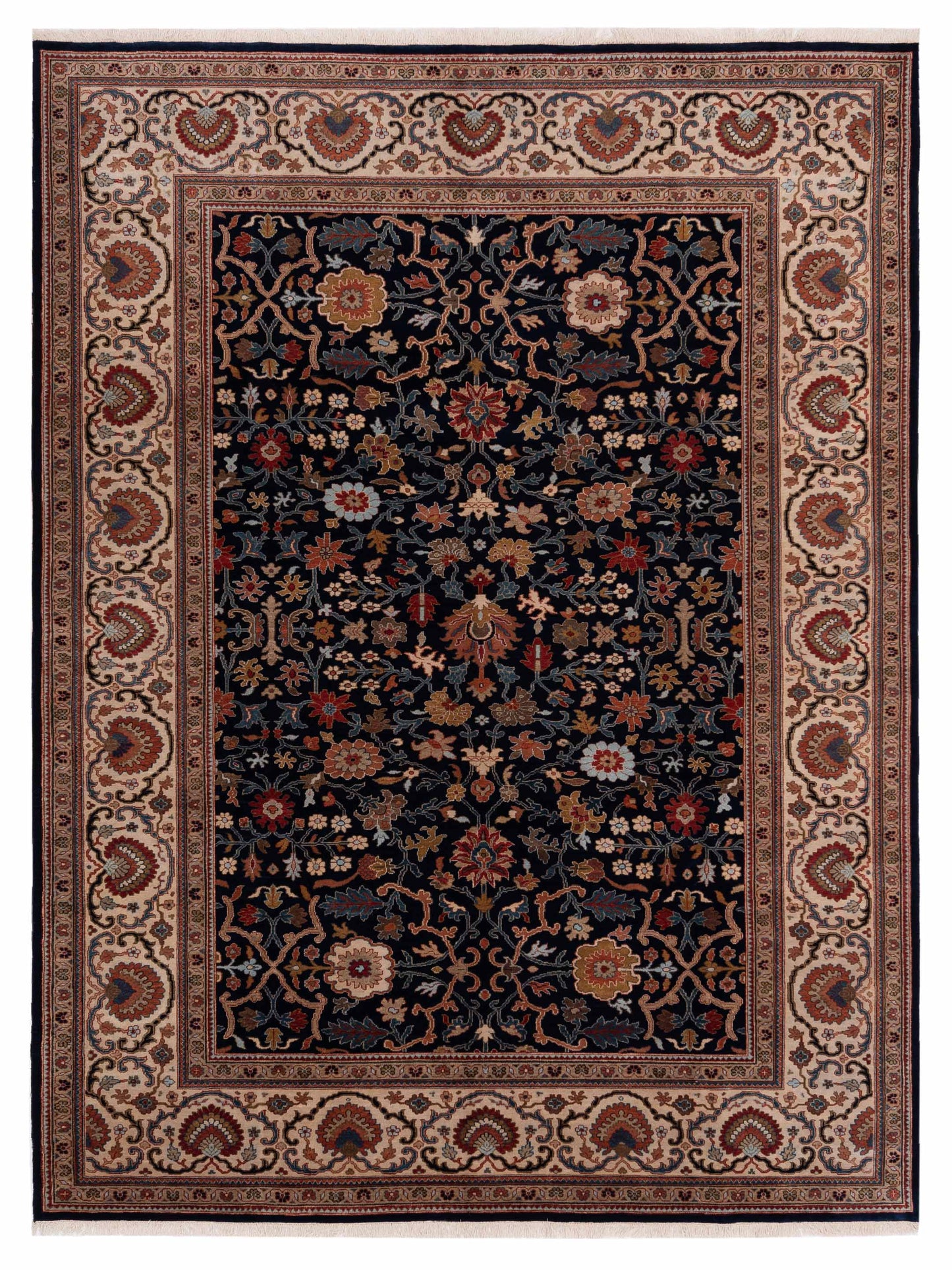 Rajpur Crown  Navy Ivory Transitional