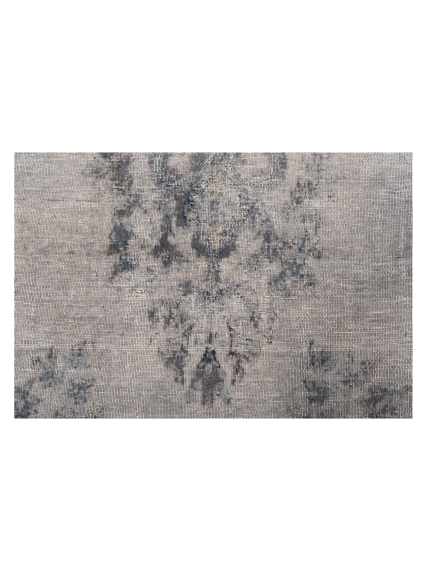 Vintage Gray 9.9x13.9 Hand Knotted Rug