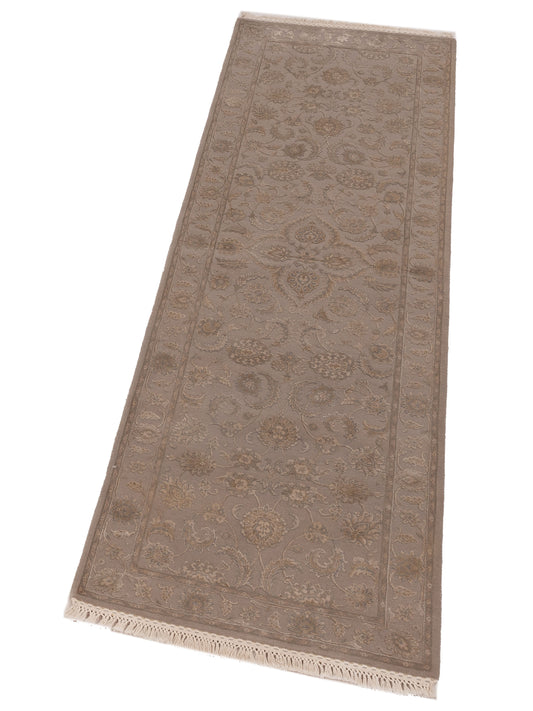 Javira Silk Gray 2.7x7.11 Hand Knotted Rug