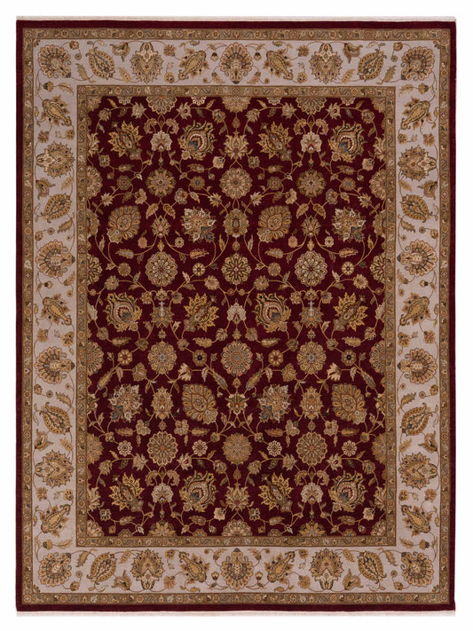 Rajpur Imperial Silk  Red Ivory Traditional
