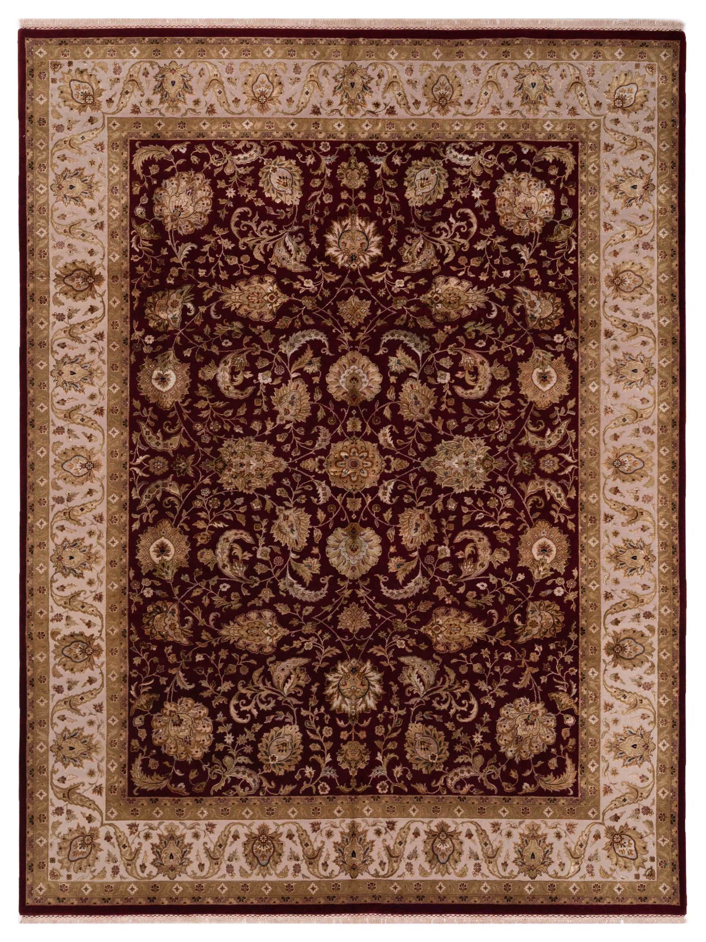 Rajpur Imperial Silk  Red Ivory Traditional