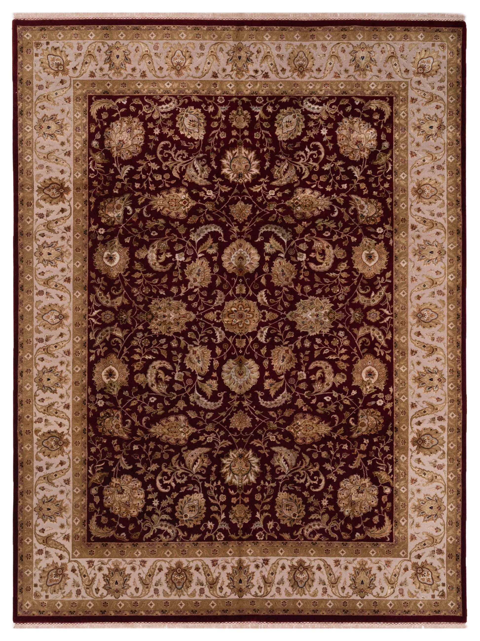 Rajpur Imperial Silk  Red Ivory Traditional