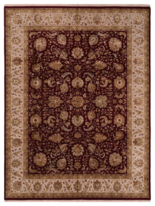 Rajpur Imperial Silk  Red Ivory Traditional