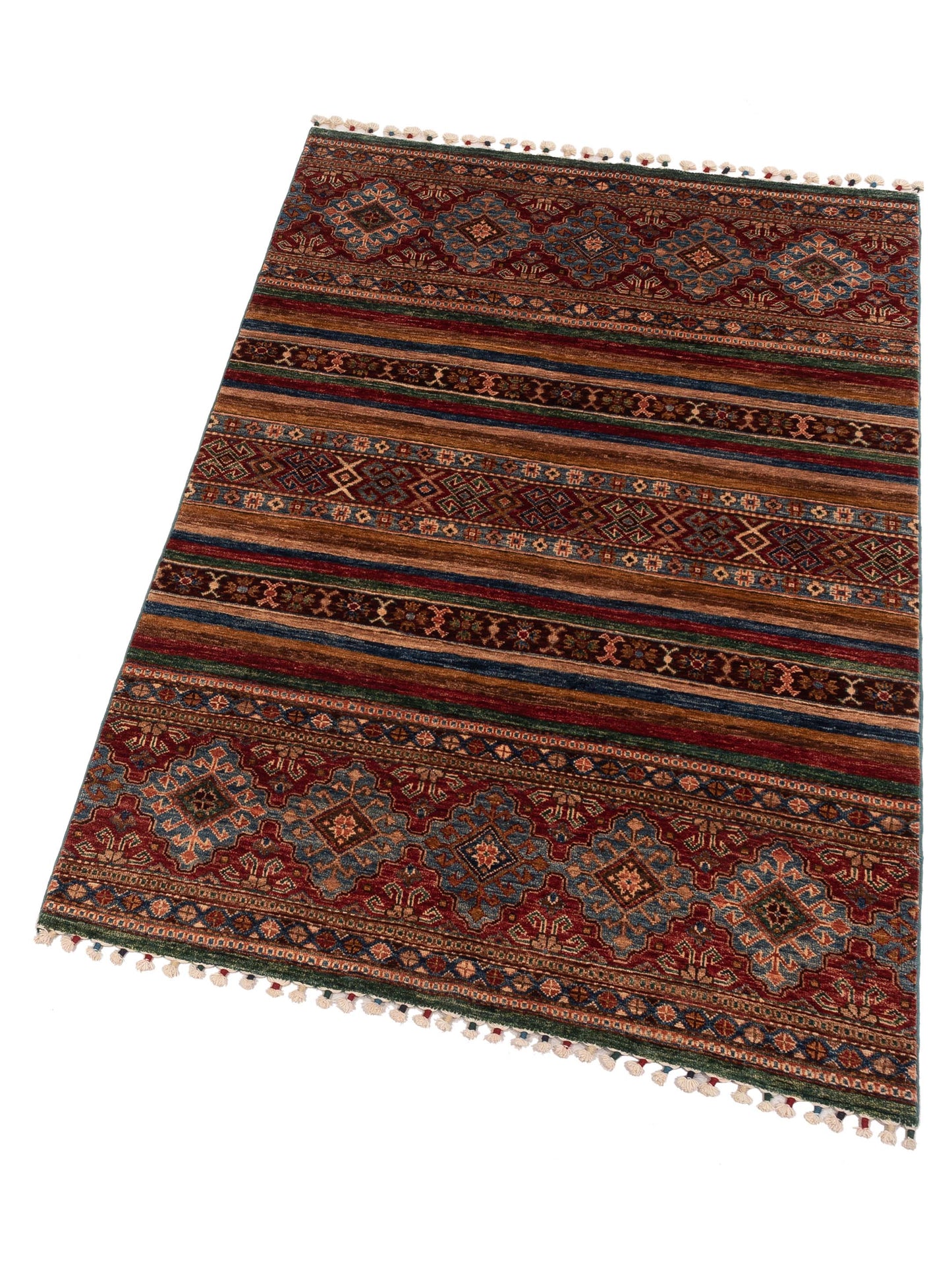Khoraya Multi 4x5.11 Hand Knotted Rug