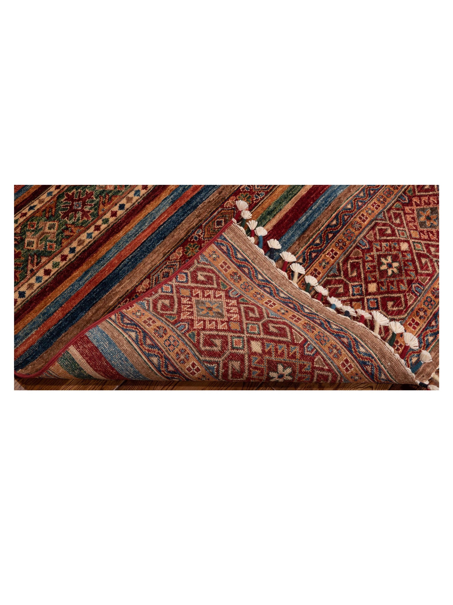 Khoraya Multi 3.5x5.2 Hand Knotted Rug