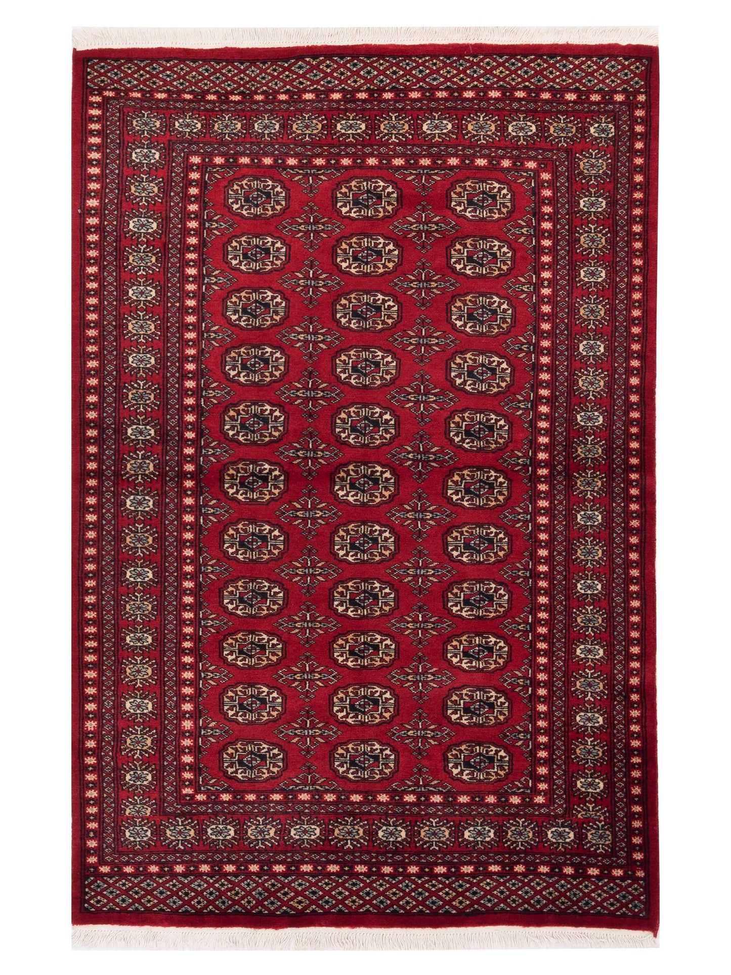 Nomad Bokhara  Red Red Traditional