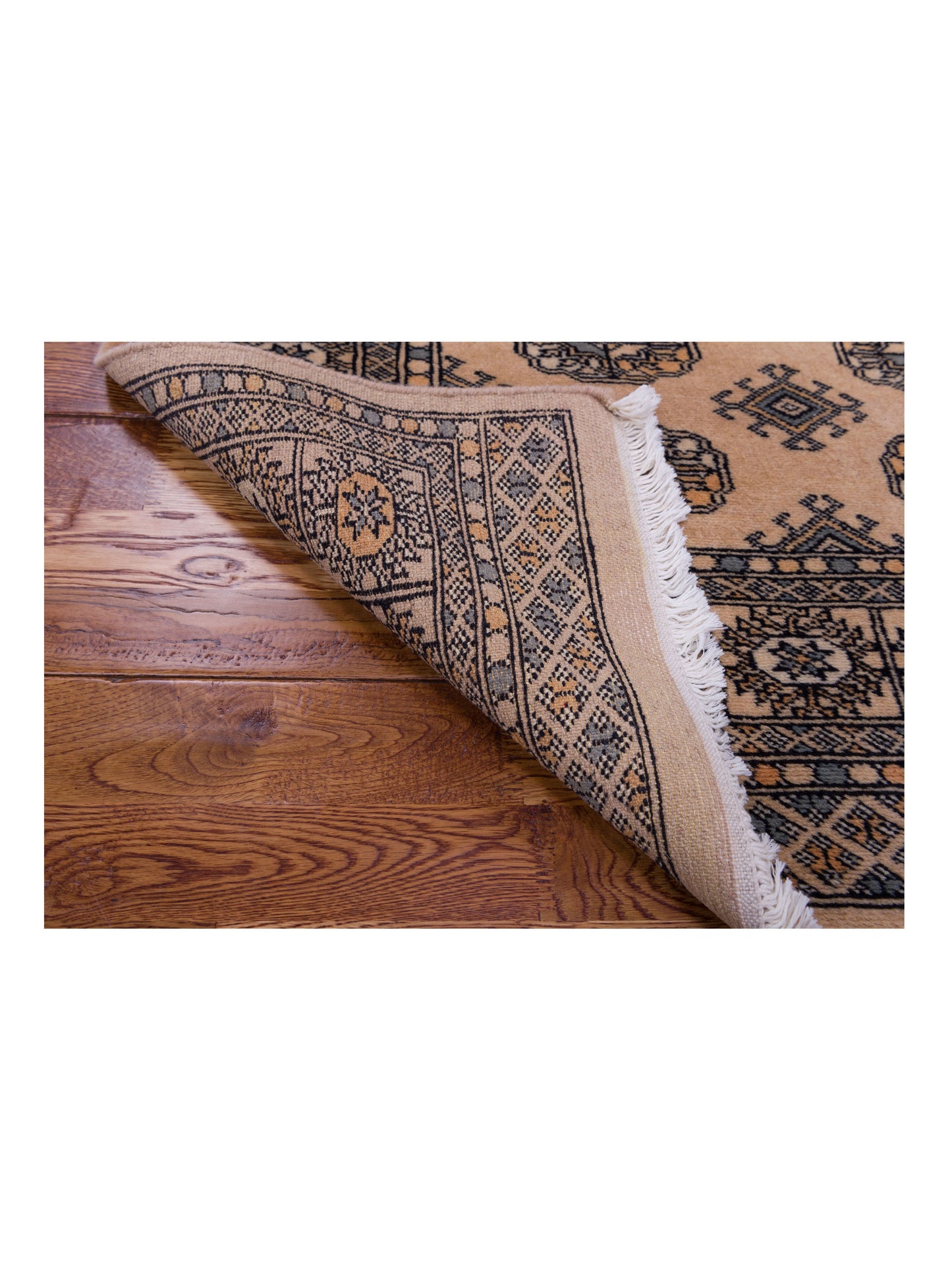 Bokhara Beige Beige 4.1x5.11 Hand Knotted Rug