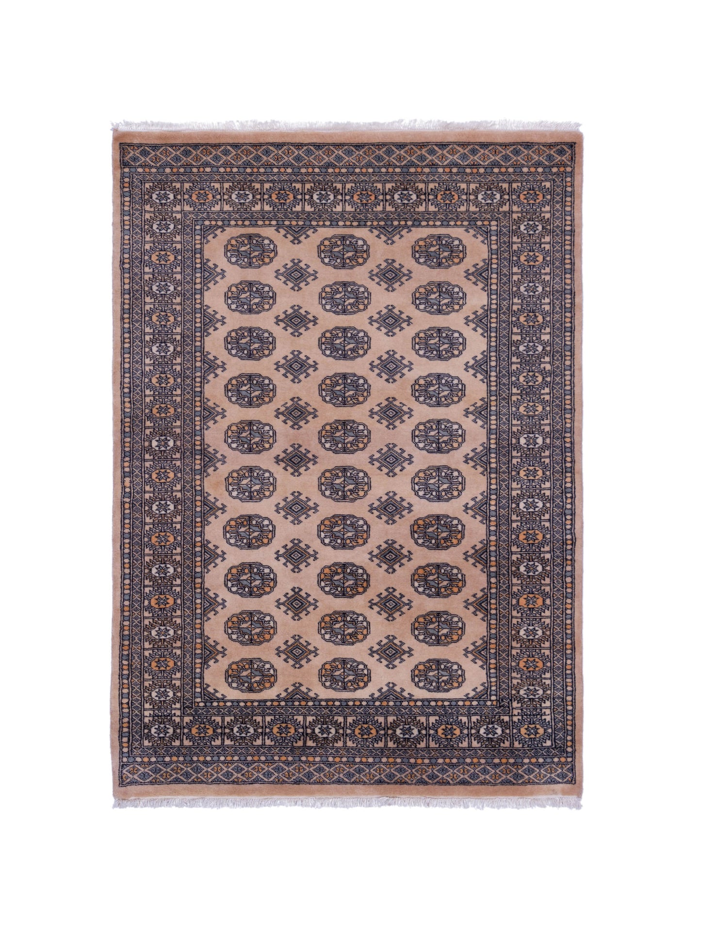 Nomad Bokhara  Beige Beige Traditional