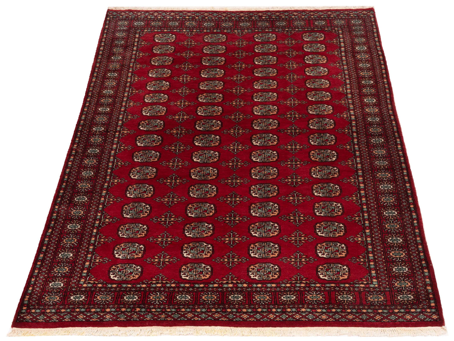 Bokhara Red Red 4.11x7.8 Hand Knotted Rug