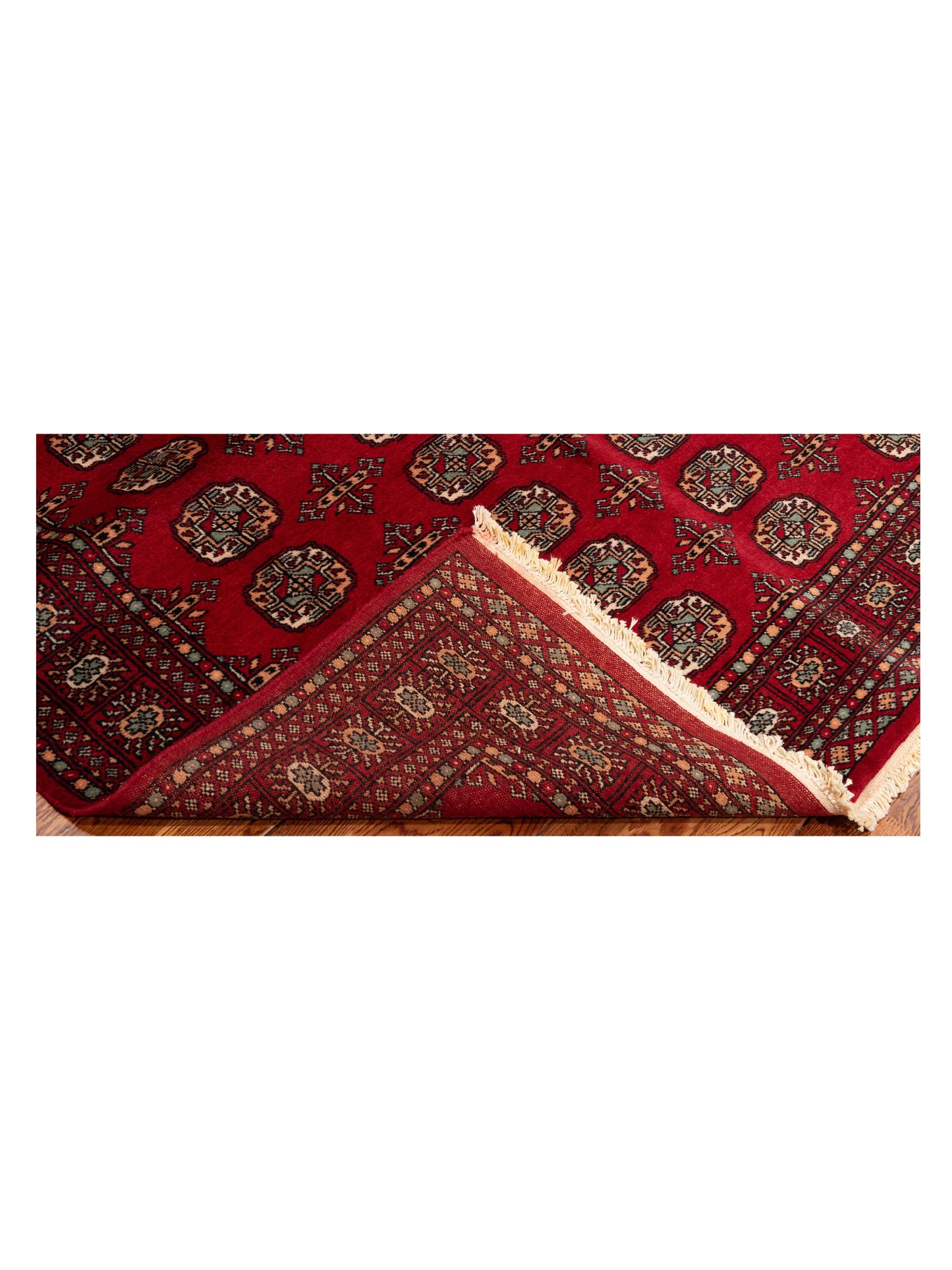 Bokhara Red Red 4.11x7.8 Hand Knotted Rug