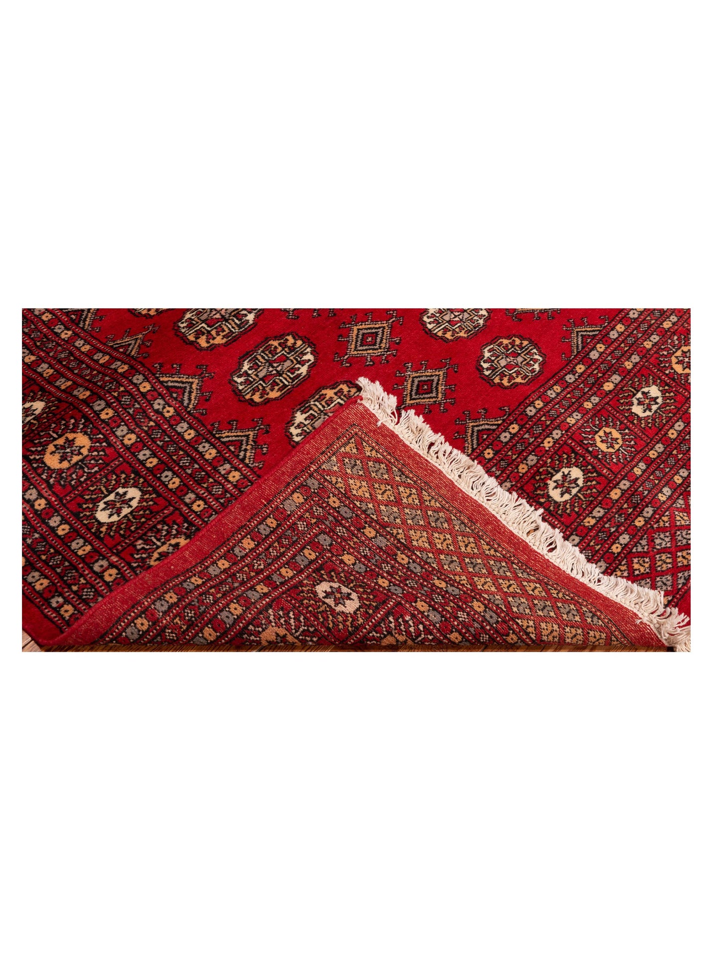 Bokhara Red Red 5x8.2 Hand Knotted Rug
