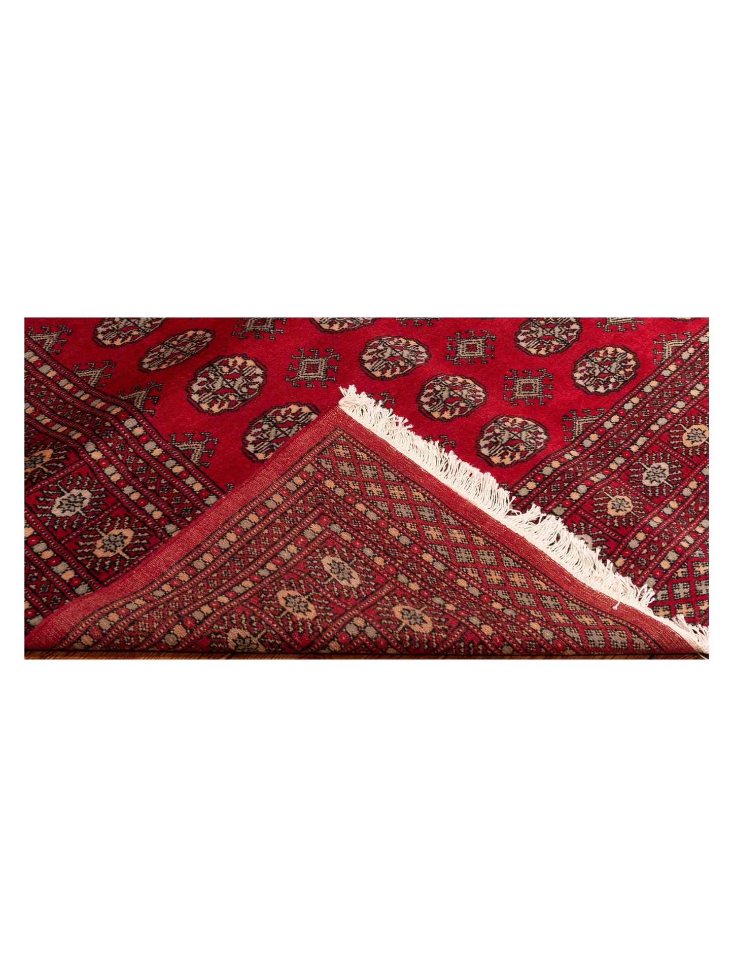 Bokhara Red 6.1x8.8 Hand Knotted Rug