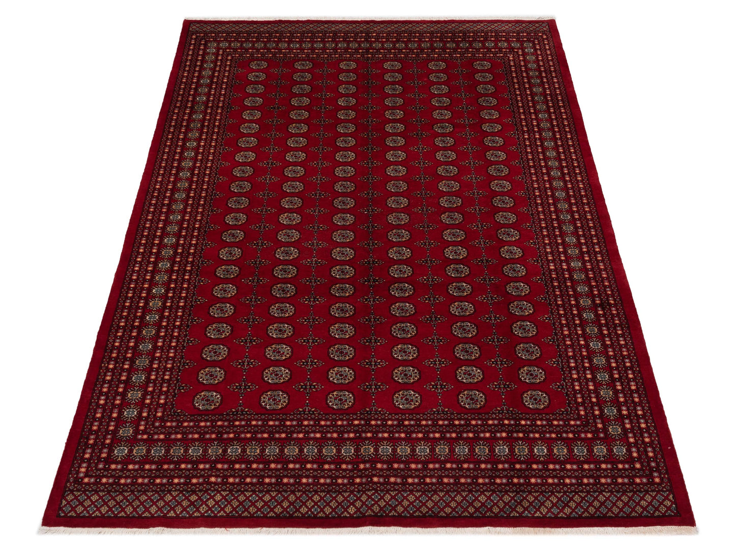 Bokhara Red Red 9.2x11.6 Hand Knotted Rug