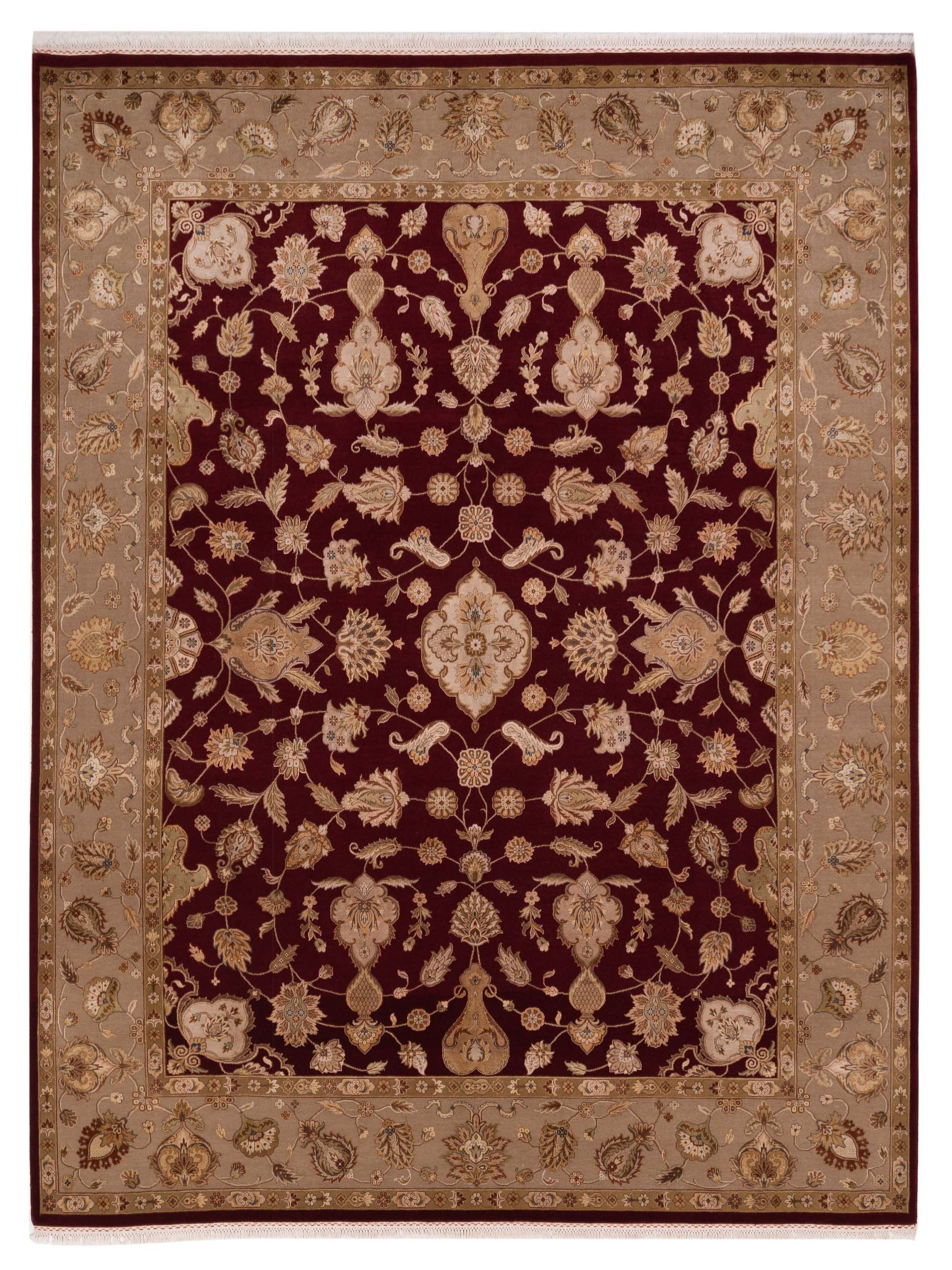 Rajpur Imperial Silk  Red Cream Traditional