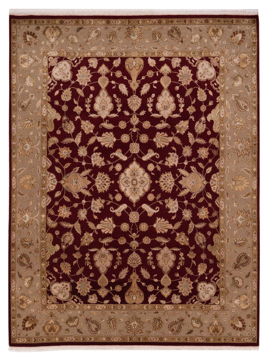 Rajpur Imperial Silk  Red Cream Traditional