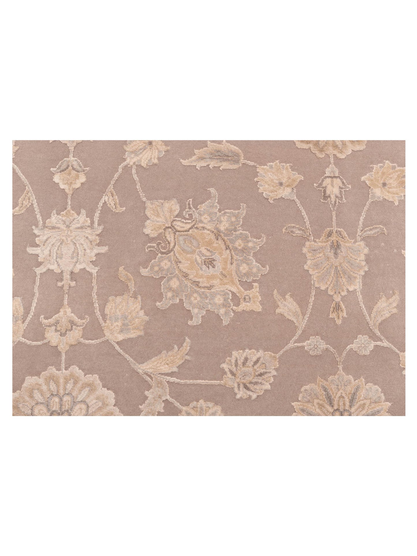 Javira Silk Silver 9.2x12.2 Hand Knotted Rug