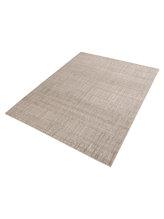 Tibarra Silver Silver 8x10.2 Hand Knotted Rug
