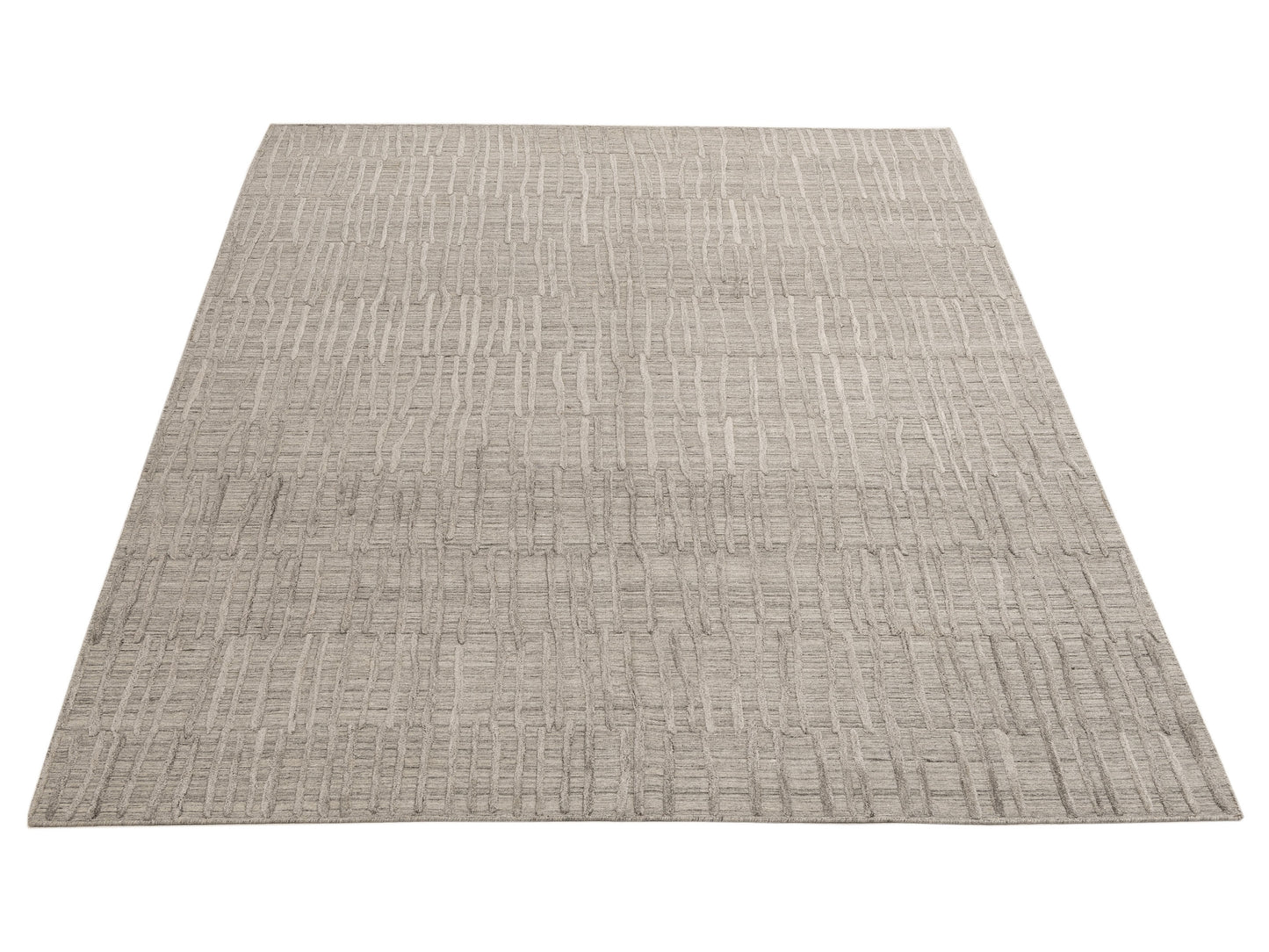 Tibarra Silver Silver 8x10.2 Hand Knotted Rug