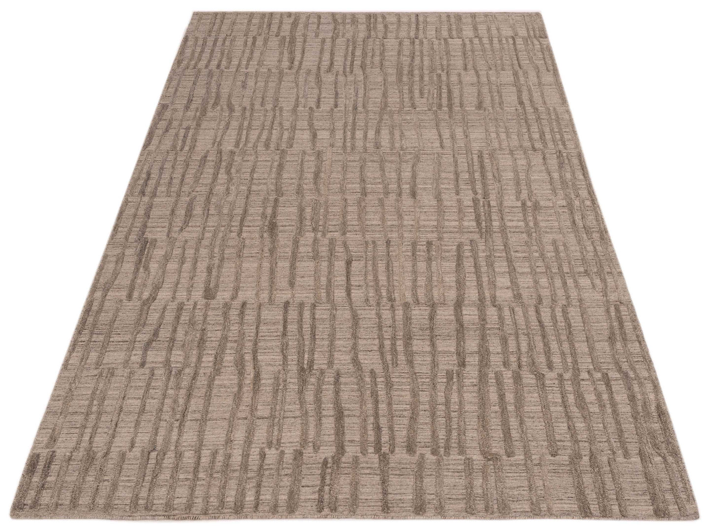 Tibarra Silver 5.11x9.2 Hand Knotted Rug