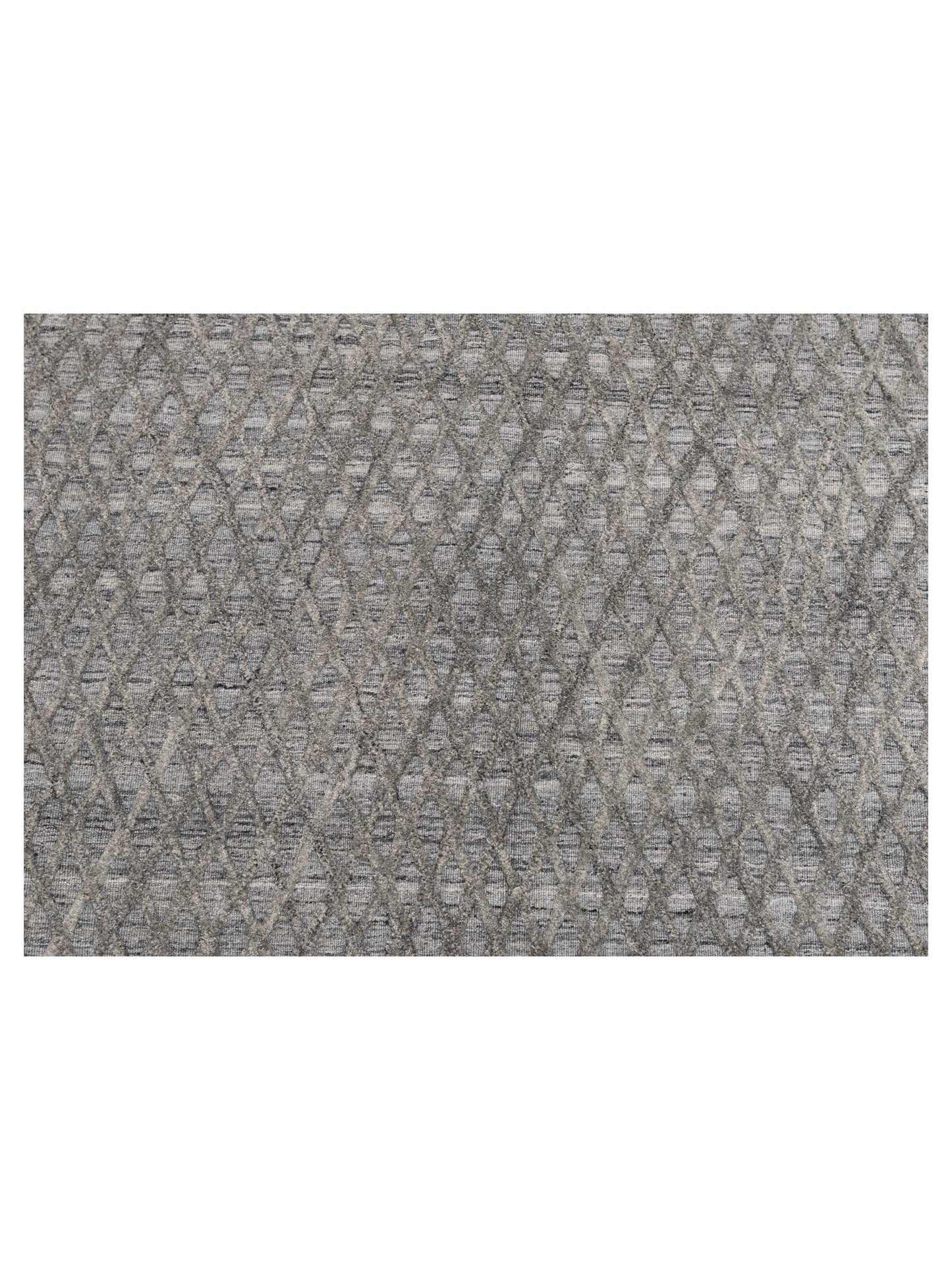 Tibarra Gray Blue Gray Blue 6.3x9.3 Hand Knotted Rug