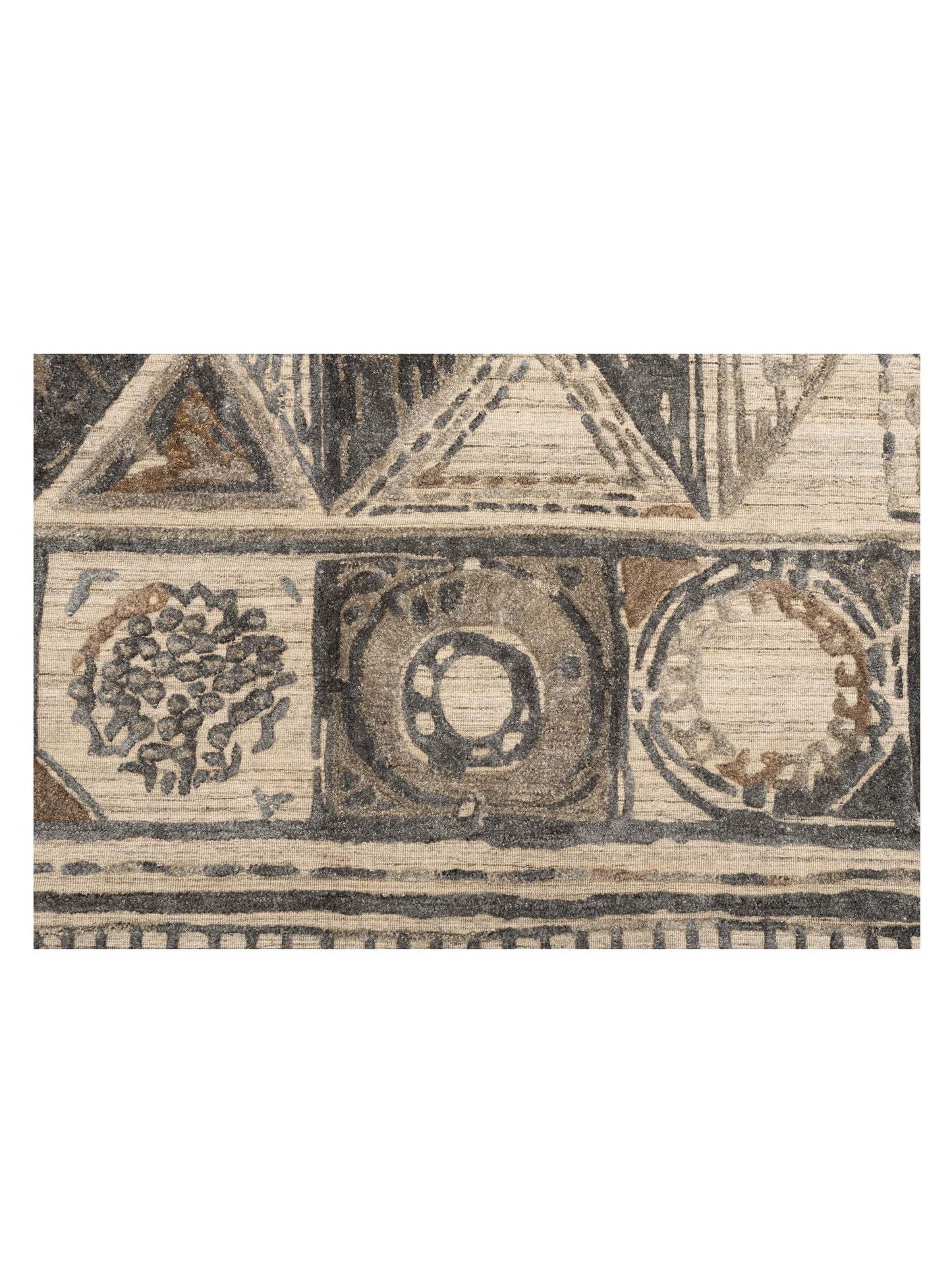 Tibarra Silver Gray 8.2x9.9 Hand Knotted Rug