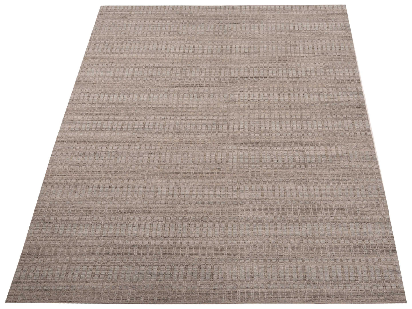 Tibarra Silver 9x12 Hand Knotted Rug