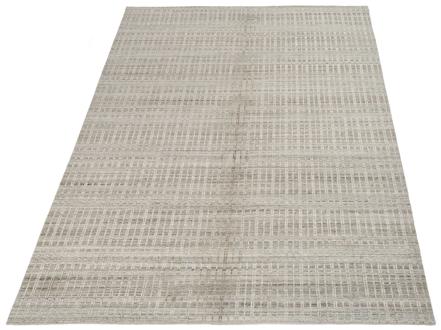 Tibarra Silver 8x9.11 Hand Knotted Rug