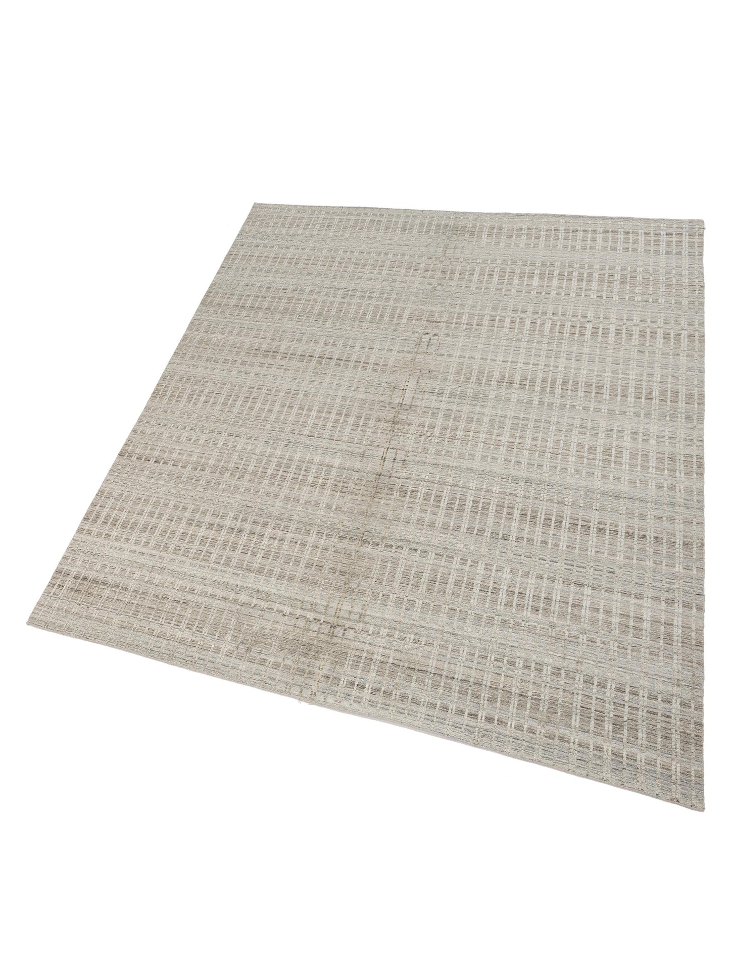 Tibarra Silver 8x9.11 Hand Knotted Rug