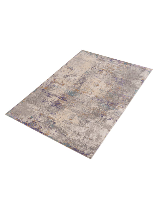 Calvera Silver Silver 5.2x8 Machine Made Rug