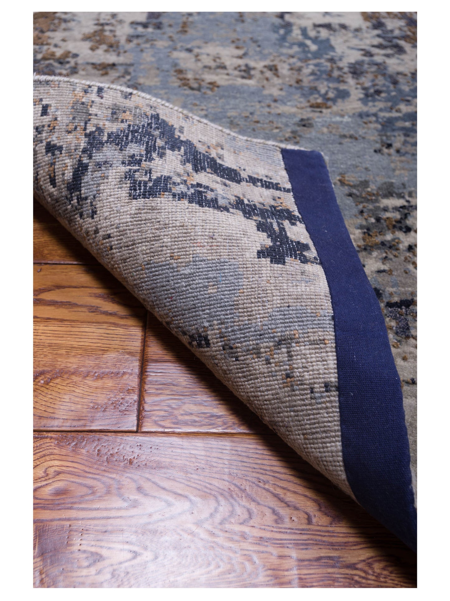 Tenzari Multi 11.8x15.3 Hand Knotted Rug