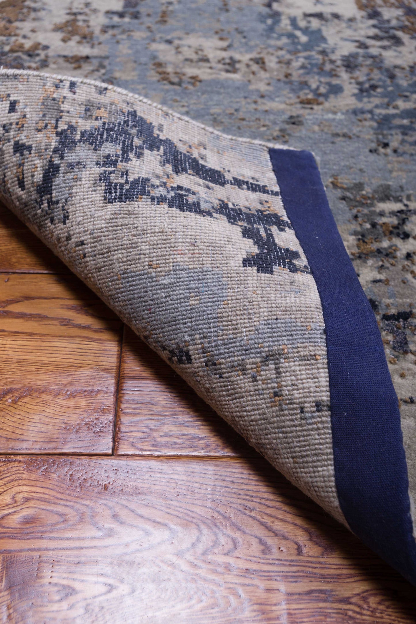 Tenzari Multi 11.8x15.3 Hand Knotted Rug