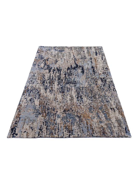 Tenzari Multi 4x6 Hand Knotted Rug