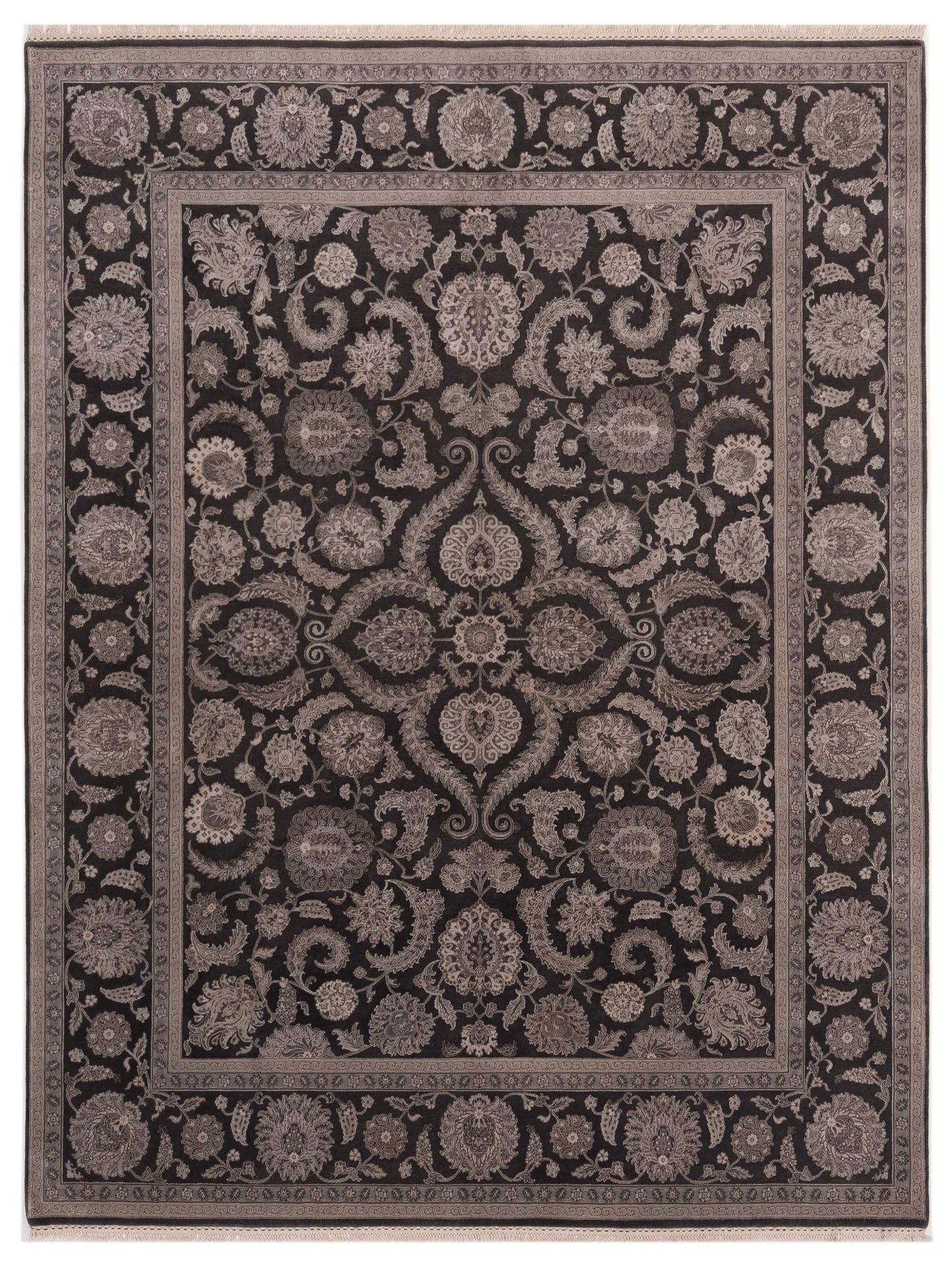 Rajpur Imperial Silk  Charcoal Charcoal Traditional