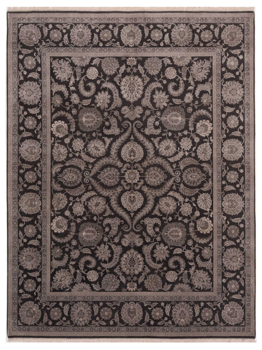 Rajpur Imperial Silk  Charcoal Charcoal Traditional