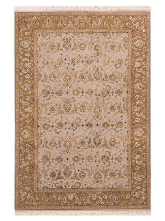 Rajpur Imperial Silk  Ivory Gold Traditional