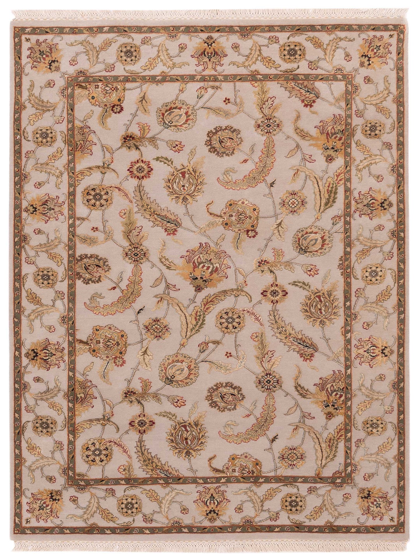 Rajpur Imperial Silk  Ivory Ivory Traditional